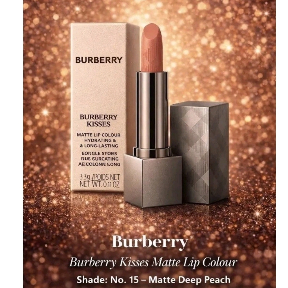 Burberry Kisses Matte Lipstick - Matte Deep Peach (15)